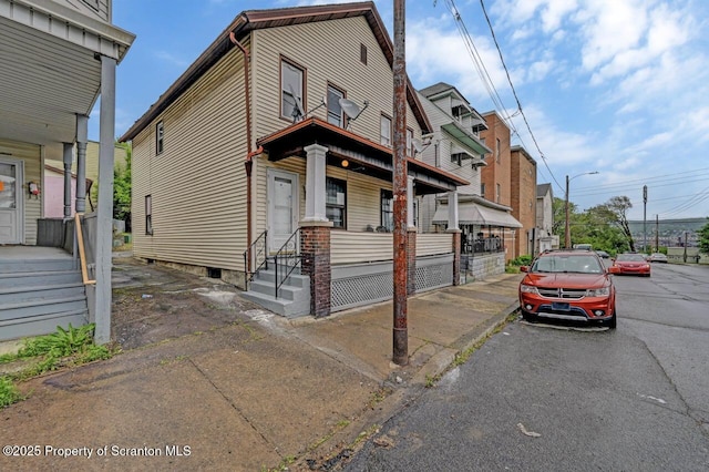 1014 Jackson St 1012, Scranton, PA 18504 - view of front of house with a porch