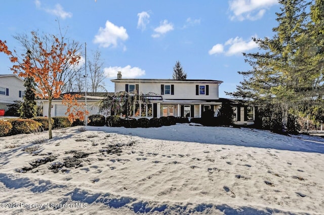 view of front of property