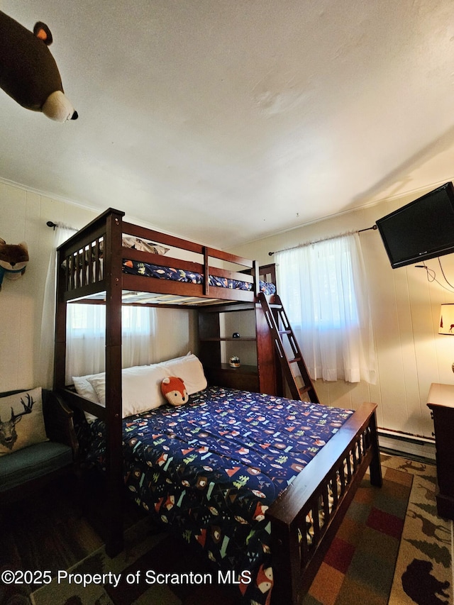 55 Lyman Ln, Gouldsboro, PA 18424 - bedroom featuring a baseboard radiator