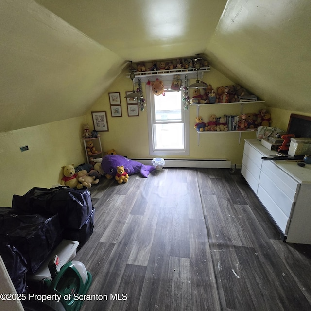 612 Ferdinand St, Scranton, PA 18508 - bonus room featuring wood finished floors and vaulted ceiling