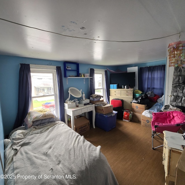 612 Ferdinand St, Scranton, PA 18508 - bedroom featuring wood finished floors and multiple windows