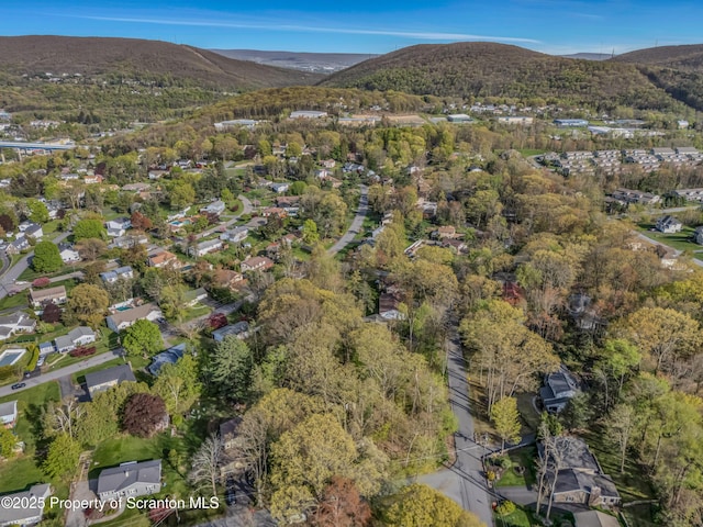 view of property location featuring a mountainous background