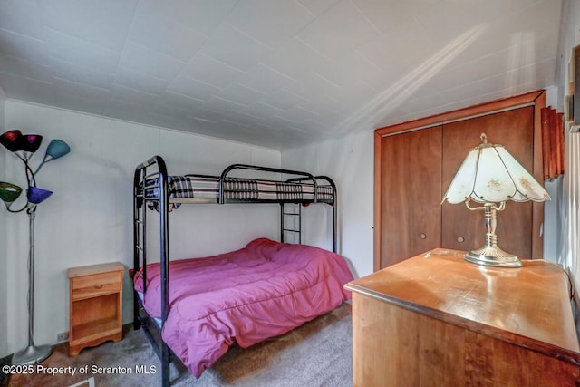 3222 Bluebird Dr, Bushkill, PA 18324 - bedroom with carpet floors and a closet