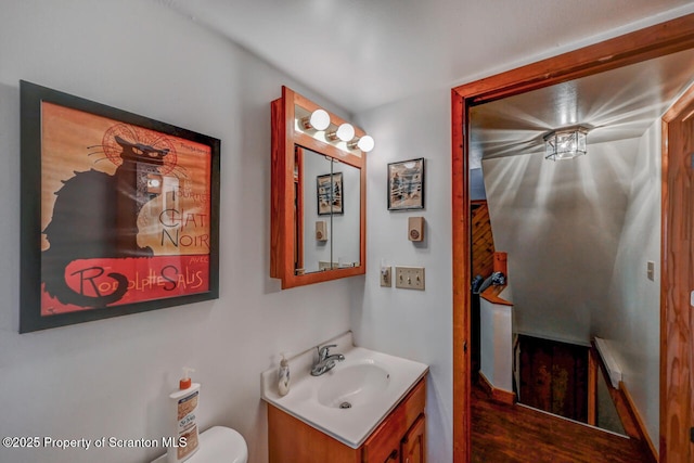 3222 Bluebird Dr, Bushkill, PA 18324 - bathroom with toilet and vanity