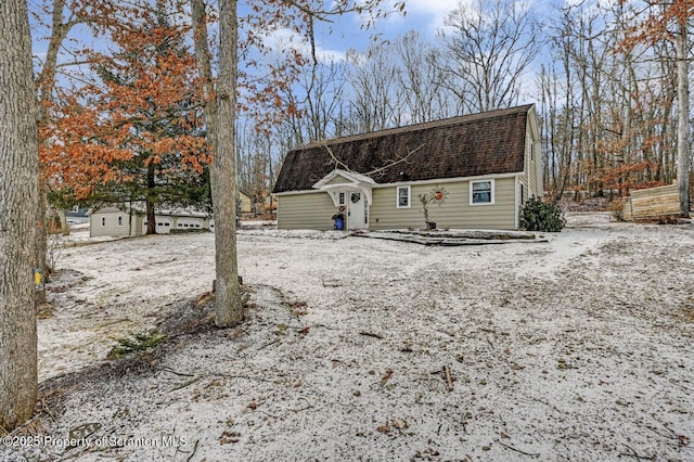 view of front of home