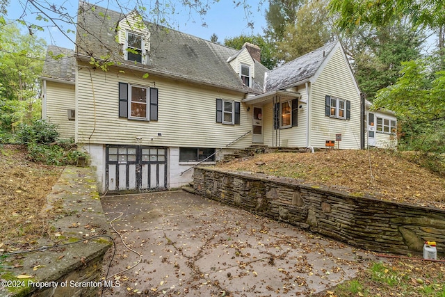 view of rear view of property