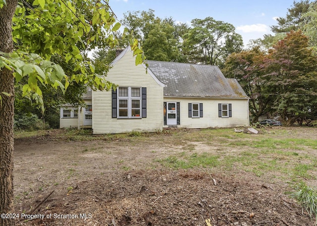 view of cape cod-style house