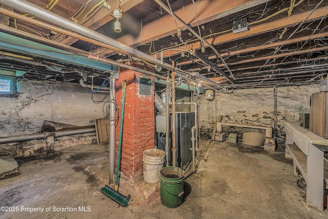 445 Leggett St, Scranton, PA 18508 - view of unfinished below grade area