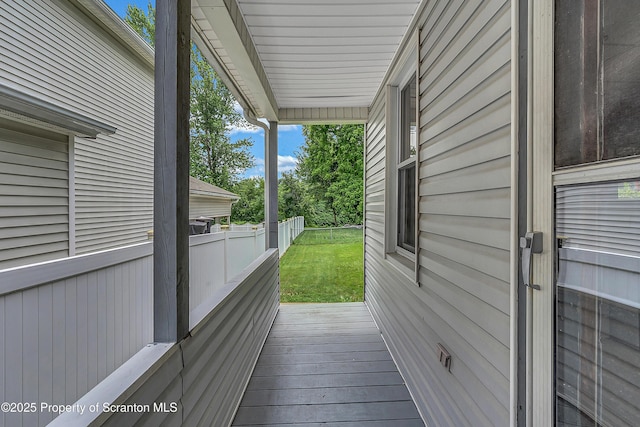 445 Leggett St, Scranton, PA 18508 - view of deck