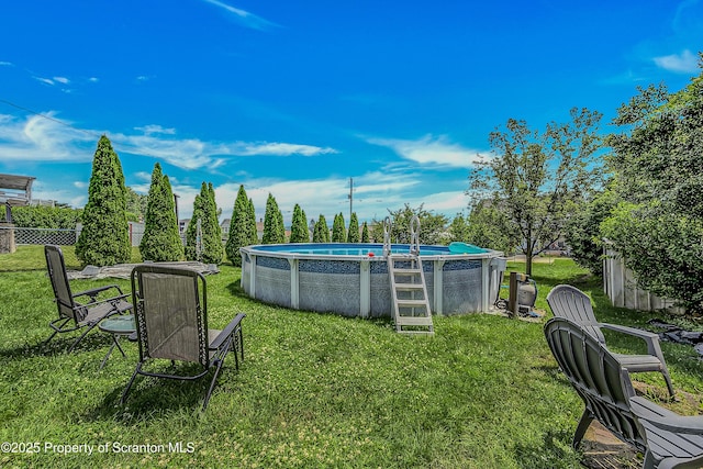 506 N Sumner Ave, Scranton, PA 18504 - view of yard featuring an outdoor pool
