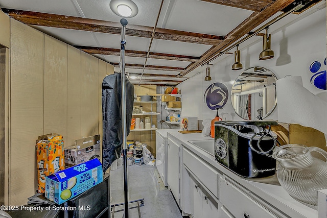 506 N Sumner Ave, Scranton, PA 18504 - basement featuring washer / clothes dryer
