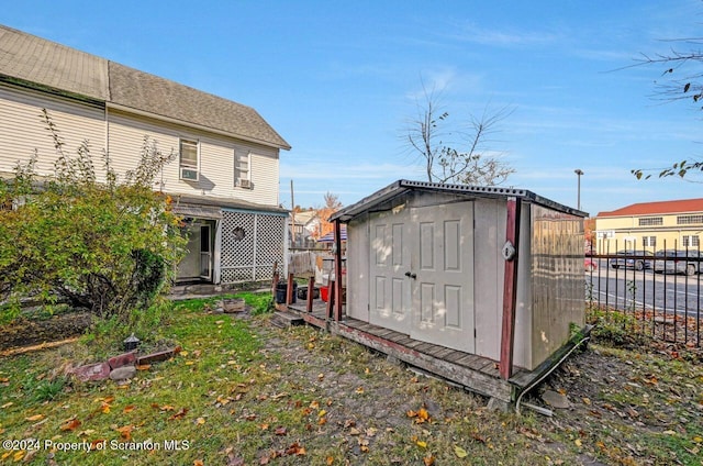 view of outbuilding