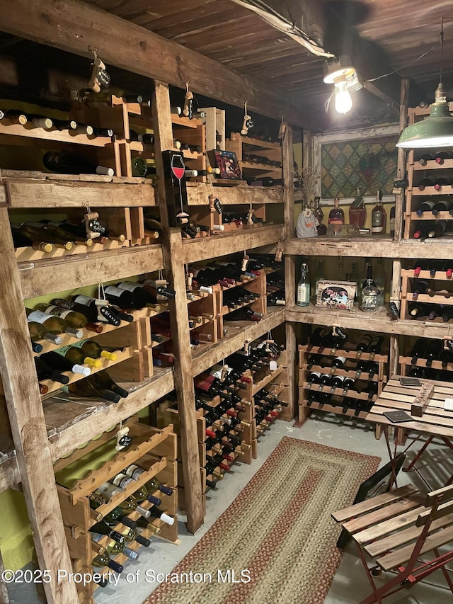 918 Hemlock St, Scranton, PA 18505 - wine cellar with concrete flooring