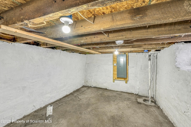 14 Maiden Ln, Susquehanna, PA 18847 - unfinished below grade area featuring electric panel