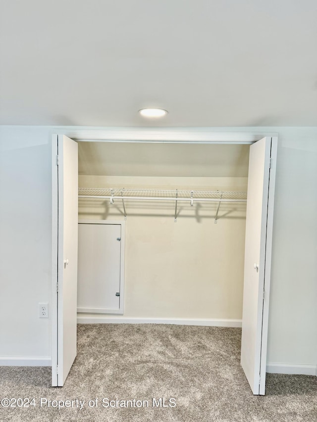 view of closet