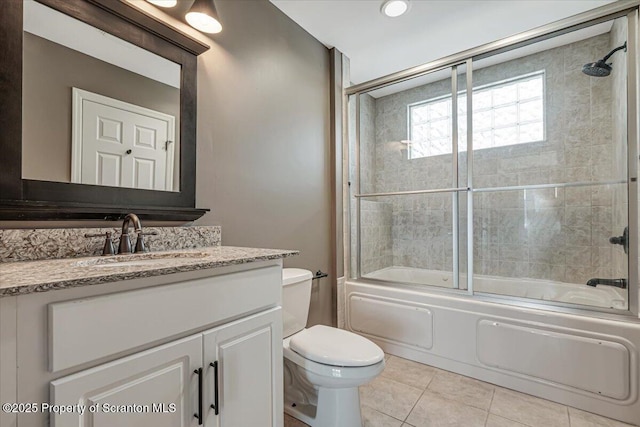 134 Laurel Hill Dr Unit 102, Greentown, PA 18426 - full bath featuring vanity, tile patterned flooring, and enclosed tub / shower combo