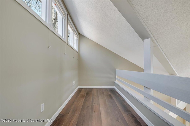 134 Laurel Hill Dr Unit 102, Greentown, PA 18426 - corridor with a textured ceiling and wood finished floors