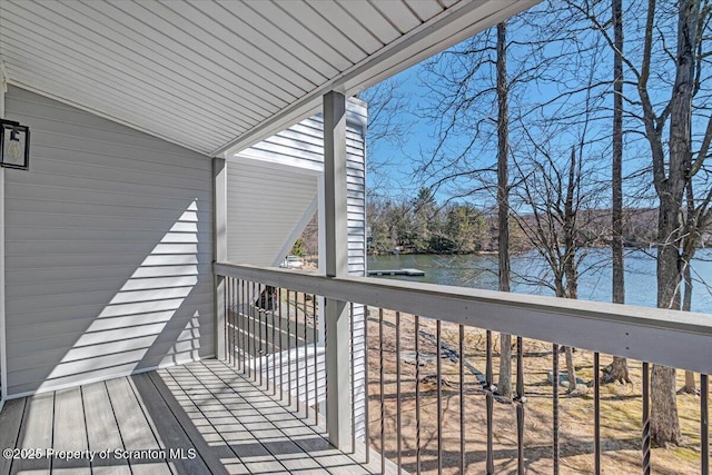 134 Laurel Hill Dr Unit 102, Greentown, PA 18426 - wooden deck featuring a water view