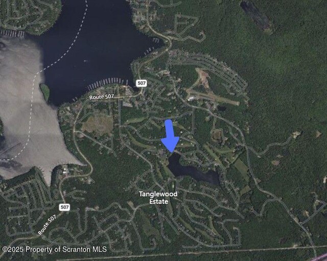 134 Laurel Hill Dr Unit 102, Greentown, PA 18426 - aerial view of property's location