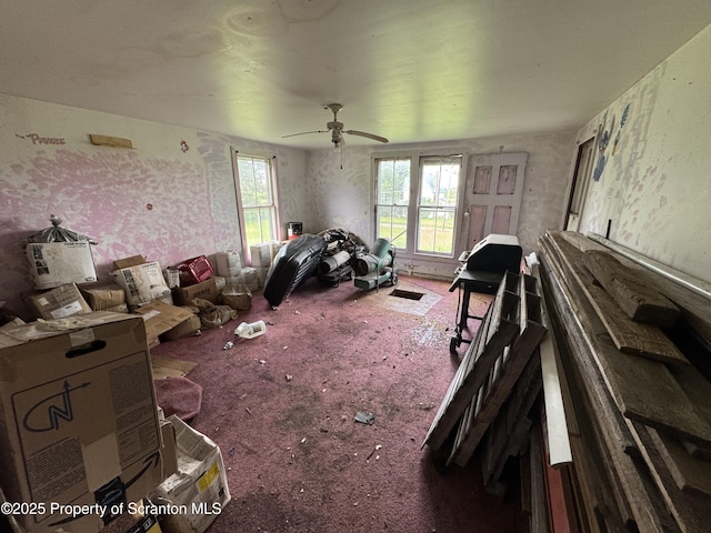 11269 State Route 29, Montrose, PA 18801 - carpeted bedroom with a ceiling fan