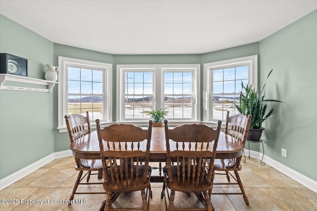 view of dining room