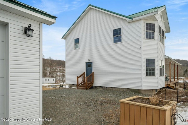 view of rear view of property