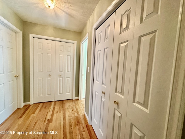 13 Forest Glen Dr, Scranton, PA 18504 - hallway featuring light wood-style flooring and baseboards