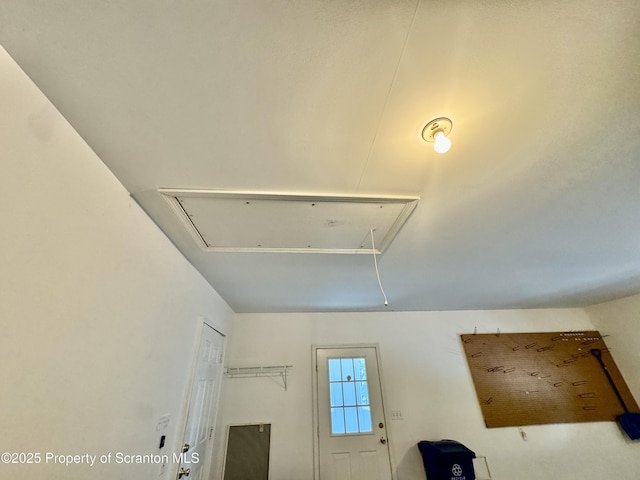 13 Forest Glen Dr, Scranton, PA 18504 - interior space with attic access