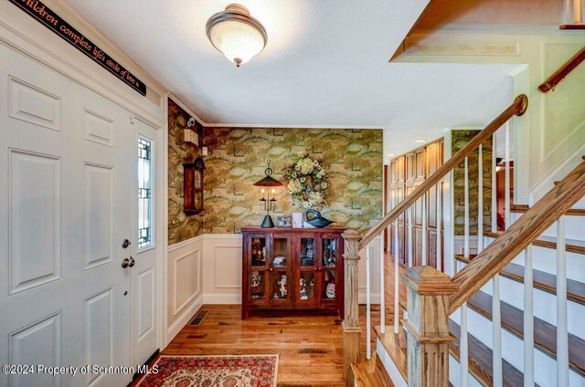 entryway featuring light wood-type flooring