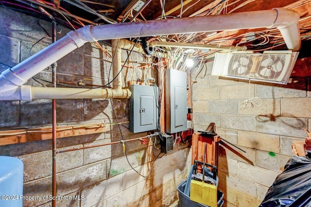 utility room featuring electric panel