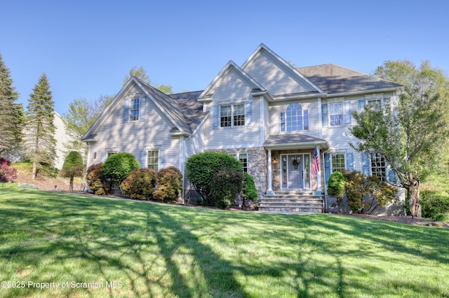 157 Mcesther Dr Unit L 31, Covington Twp, PA 18424 - view of front of home featuring a front yard