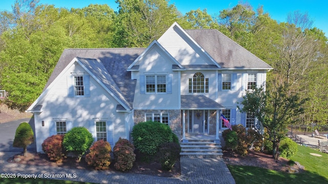 157 Mcesther Dr Unit L 31, Covington Twp, PA 18424 - colonial home with stone siding