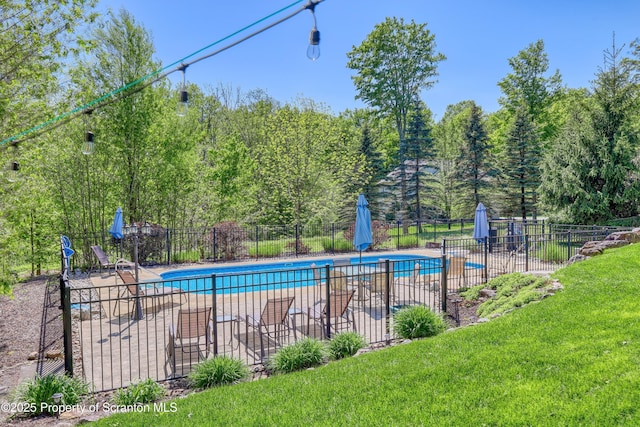 157 Mcesther Dr Unit L 31, Covington Twp, PA 18424 - community pool featuring a patio area