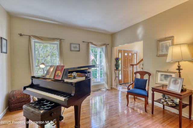 157 Mcesther Dr Unit L 31, Covington Twp, PA 18424 - sitting room with light wood-type flooring and baseboards