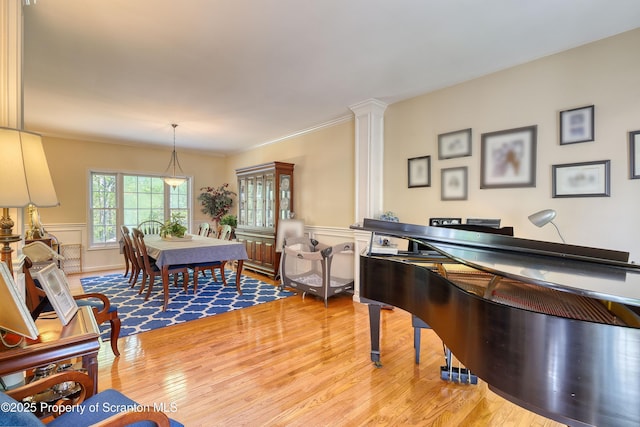 157 Mcesther Dr Unit L 31, Covington Twp, PA 18424 - living area featuring wood finished floors and ornamental molding