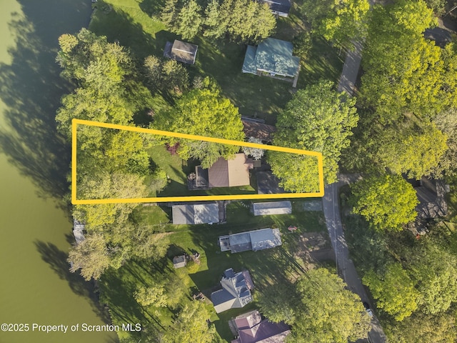 view of property location with property parcel outlined