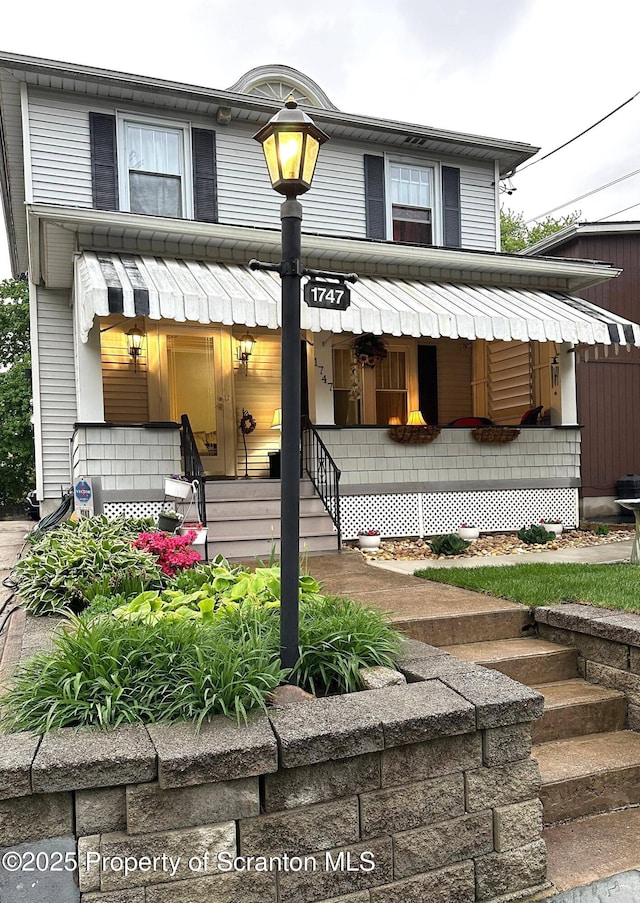 1747 Monsey Ave, Scranton, PA 18509 - view of front of home with a porch