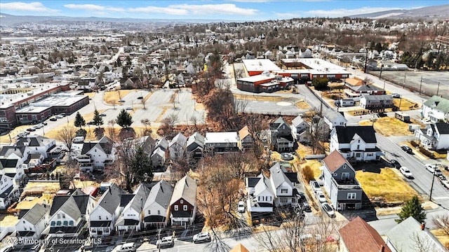 bird's eye view featuring a residential view