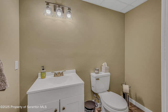 1612 Whitetail Run, Moscow, PA 18444 - bathroom featuring vanity and wood finished floors