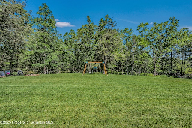 1612 Whitetail Run, Moscow, PA 18444 - view of grassy yard with a playground