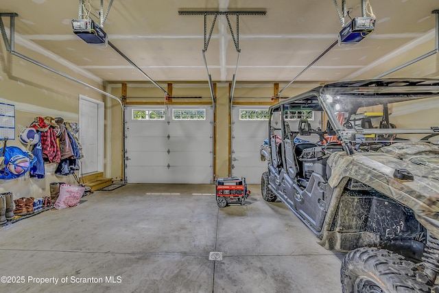 1612 Whitetail Run, Moscow, PA 18444 - garage with a garage door opener