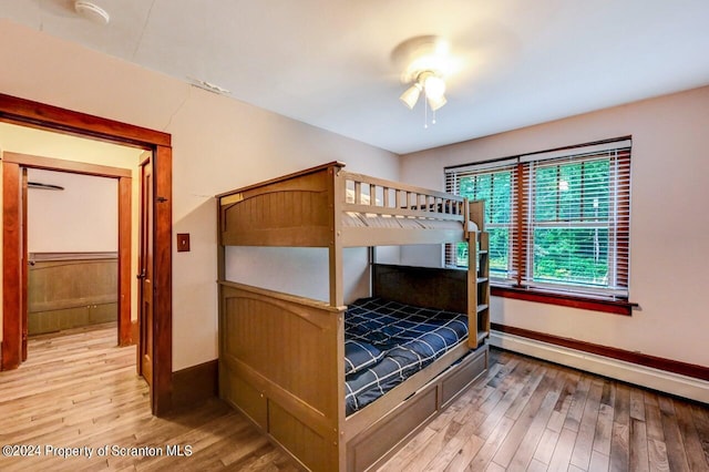 bedroom featuring hardwood / wood-style floors