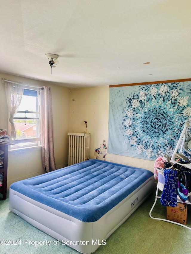 bedroom featuring carpet floors