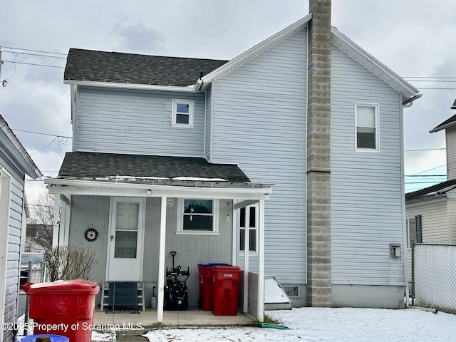 view of rear view of house