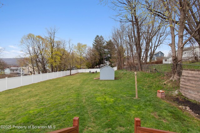 217 N Everett Ave, Scranton, PA 18504 - view of yard featuring a fenced backyard