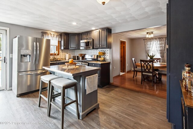 217 N Everett Ave, Scranton, PA 18504 - kitchen featuring a wealth of natural light, a sink, and appliances with stainless steel finishes