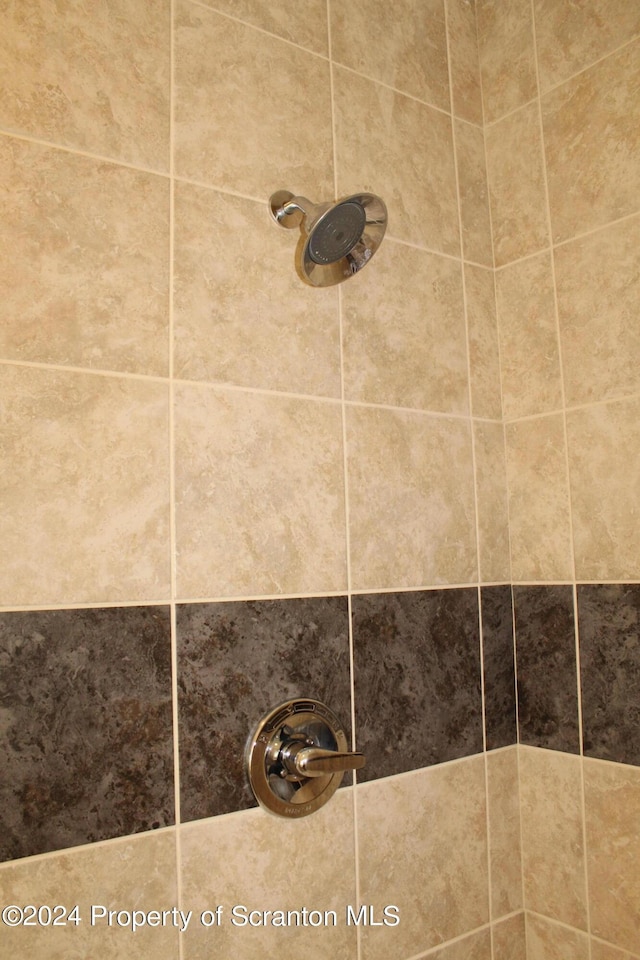 details featuring a tile shower