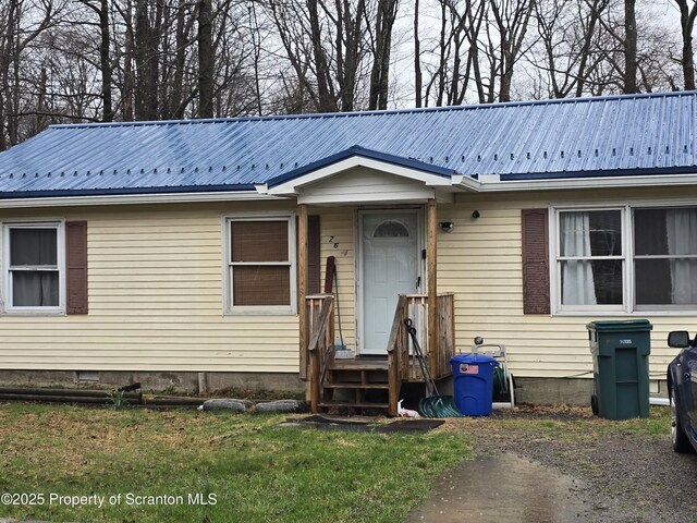 1563 Black Birch Way, Tobyhanna, PA 18466 - view of front of home with metal roof
