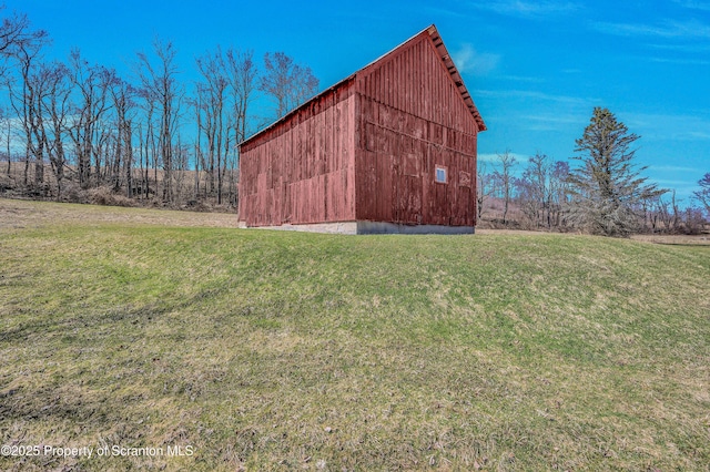 815 Svecz Rd, Union Dale, PA 18470 - view of barn with a lawn