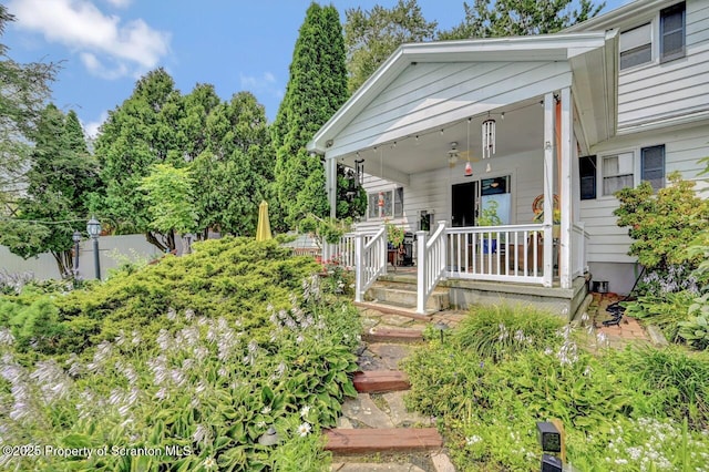 7 Lakeside Dr, Clarks Summit, PA 18411 - view of yard with covered porch
